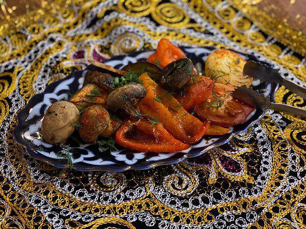 Лагман - Овощи гриль