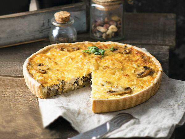 Время вкусных путешествий - Киш жюльен с курочкой и ароматными грибами