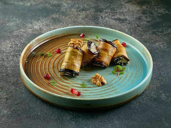 Баклажан Горьковская - Рулеты из жареных баклажанов по-грузински