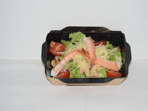 Едим дома - Цезарь с креветками