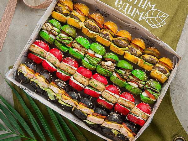 Хотим-едим - Ассорти мини-бургеров