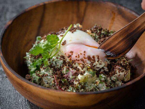 Fish Point - Деревенский салат из огурца и редиса