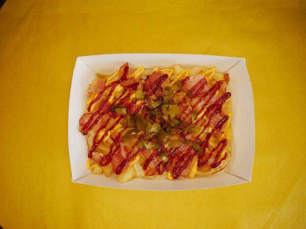 Кукуруза - Фри с беконом и халапеньо