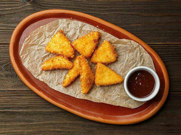 Чучвара, мангал и печи - Жареный сулугуни