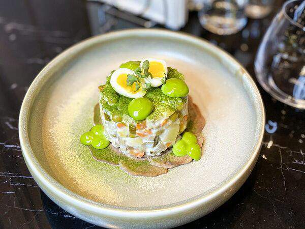 Агата - Оливье с языком