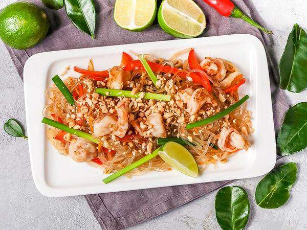 Kung Pho - Бататная фунчоза с креветками