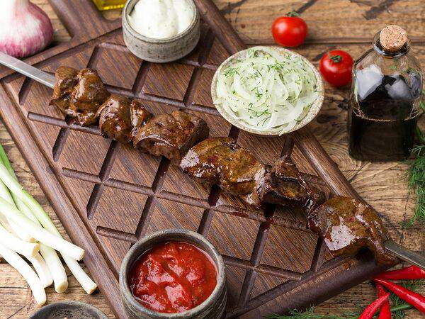 Гурман - Шашлык из говяжьей печени