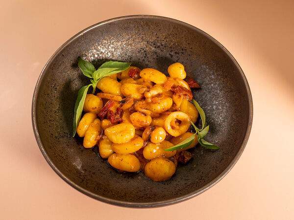 I'm Thankful for Today - Ньокки с морепродуктами в сливочно-томатном соусе