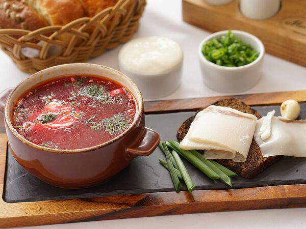 Кафе Маруся - Борщ с грудинкой