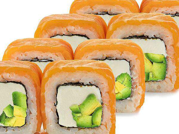 Самые Японские Суши - Ролл филадельфия с авокадо