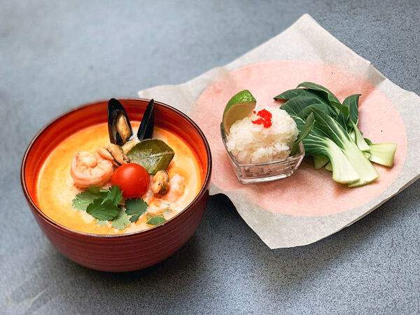 Рестомаркет Китчен - Суп Том Ям с рисом