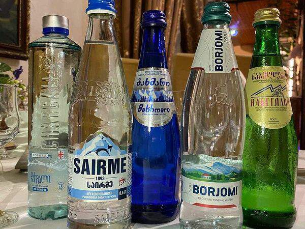 Не горюй - Вода Саирме газированная