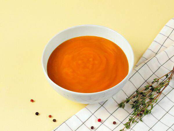 Простая еда - Суп-пюре из печеных овощей (постный)