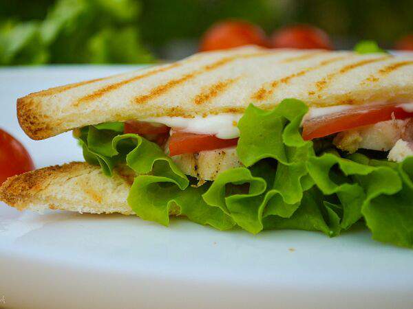 Ежевика - Сэндвич с ветчиной