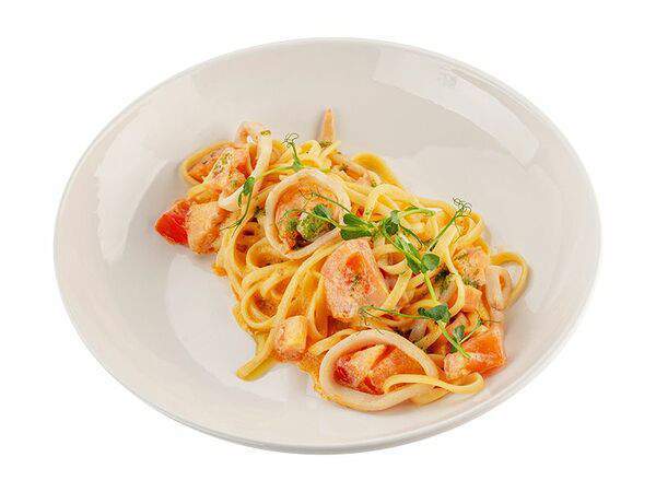 Coffee Black - Лингвини Адриатика с креветками