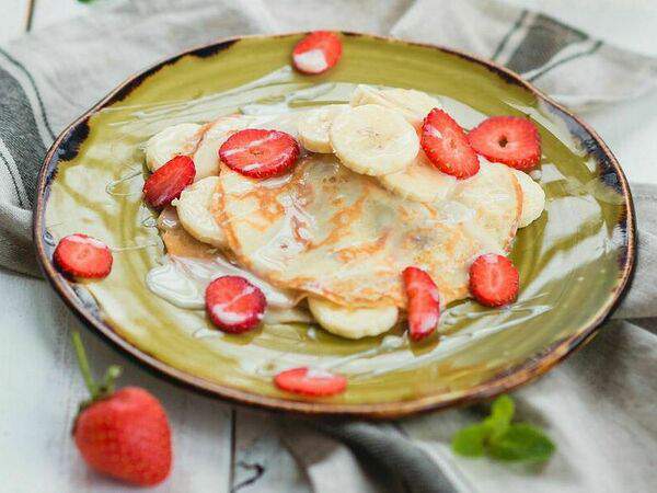 Маймун - Блины с бананом и сгущенкой