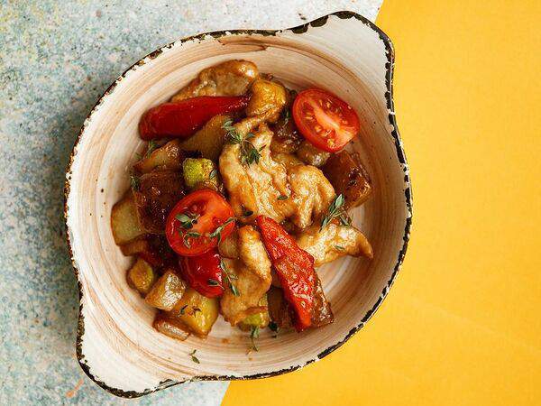 Бобы - Жаркое из индейки фирменное