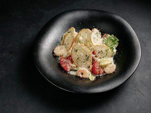 Цукини - New Цезарь с креветками