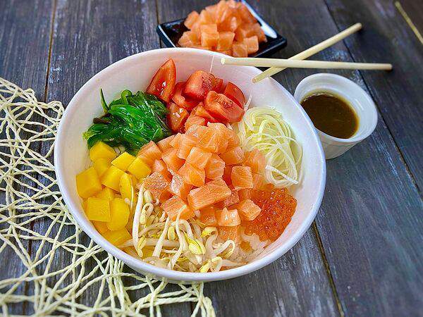 Loft cafe - Поке с лососем