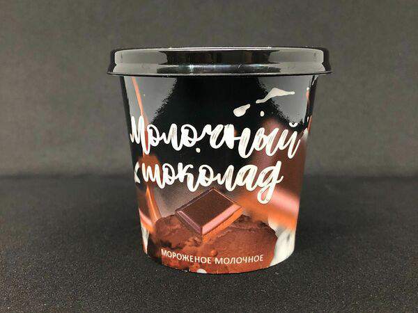 Alcreme - Мороженое в стаканчике Молочный шоколад