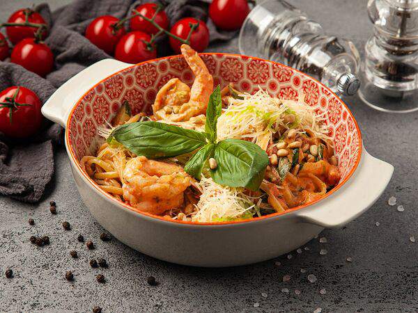 Барбошко - Лингуине с креветками