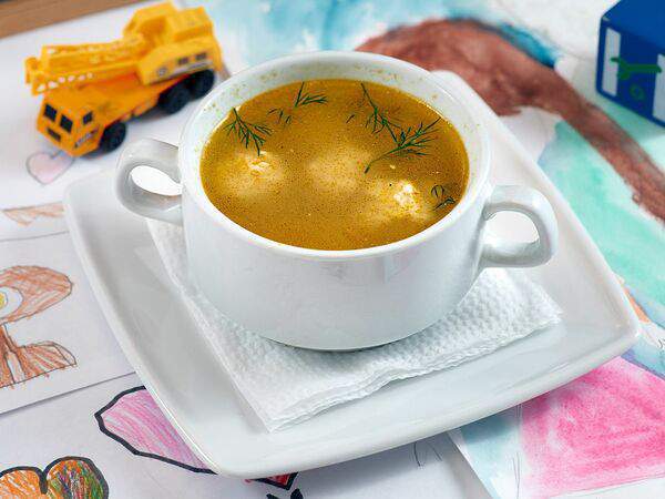 Шале - Суп картофельный с фрикадельками