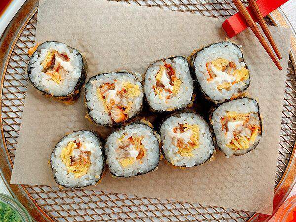 Пицца Сан - Ролл унаги темпура