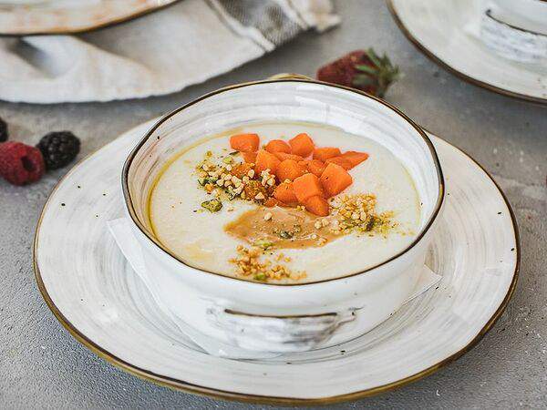 Jesstaurant - Каша манная с арахисовой пастой