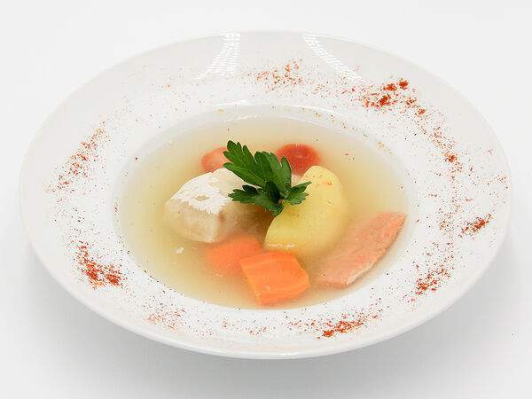 Грильфуд - Уха из лосося и белого амура