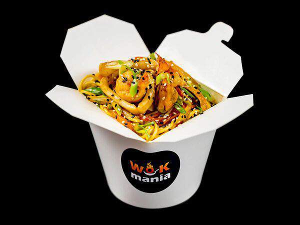 Wokmania - Вок Лапша яичная с морепродуктами