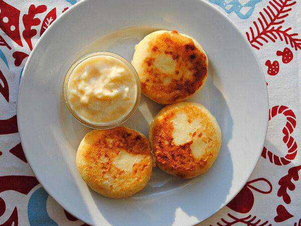 Суп - Сырники со сгущёнкой