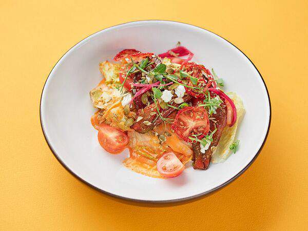 Фартук бистро - Салат с печеным перцем