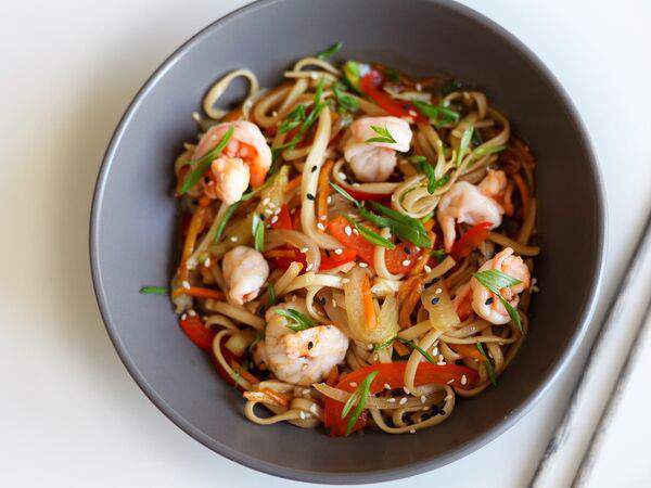 Mogu - Wok с креветками