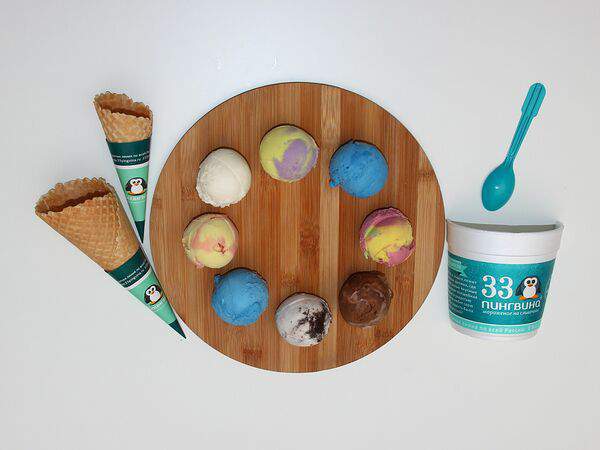 33 пингвина - Мороженое mix Детское удовольствие