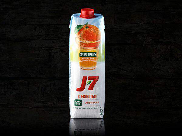 Kinza House - Сок J7 Апельсин