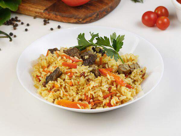 Кафе Бадо - Узбекский плов из говядины