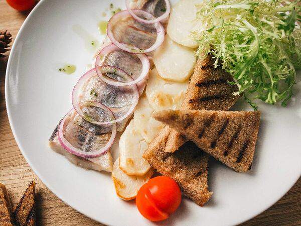 Русская кухня - Сельдь по-русски