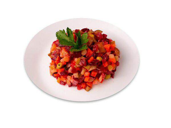 Сбарро - Салат Овощной с опятами