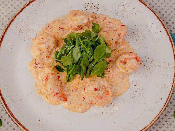 Винни  Пух - Тигровые креветки с острым соусом