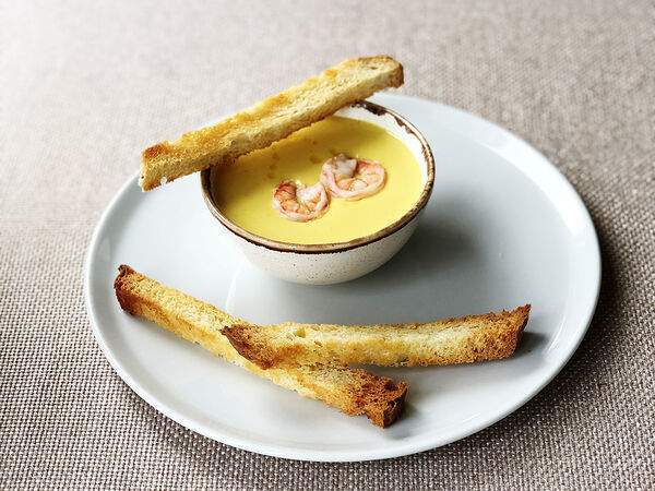 Моне - Суп Сырный с креветками