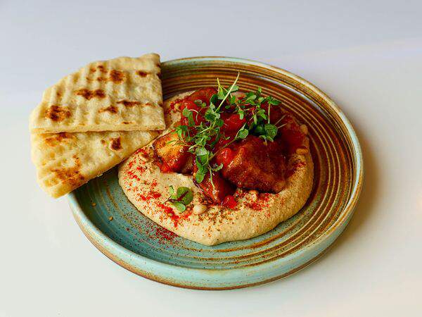 Israel Grill - Хумус с баклажанами