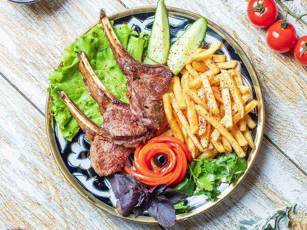 Центр плова Али-Баба - Баранье ребро с гарниром