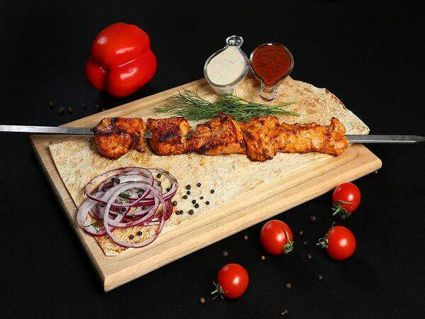 Шашлык на дровах - Филе бедра индейки