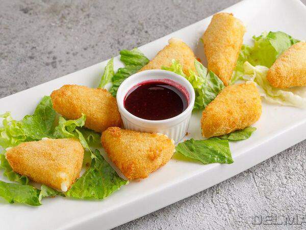 Кофейня №1 - Жареный сыр сулугуни с ягодным соусом