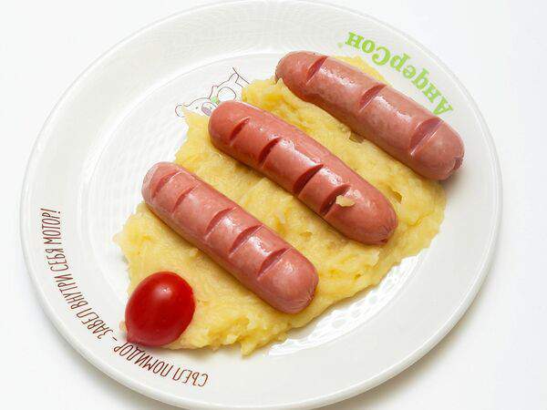 АндерСон - Картофельный торт с сосисками гриль