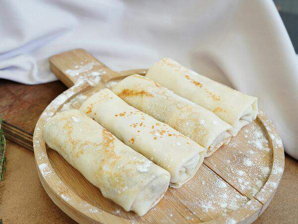 Сова - Блинчики с картофелем и грибами