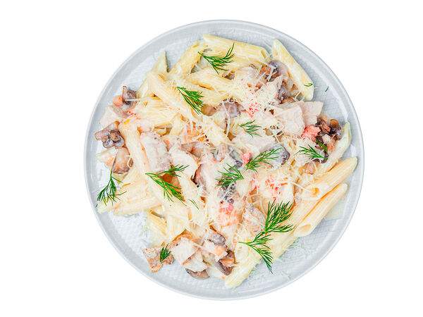 Мандарин - Пенне с цыпленком и грибами