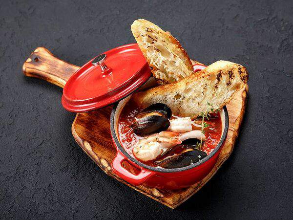 Паста-Паста - Суп Рагу из морепродуктов