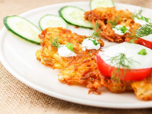 Кафе вегетарианской кухни Радхика - Драники