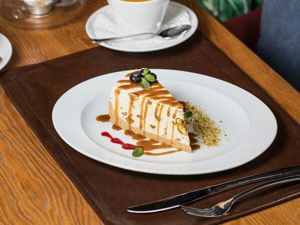 Мясо и вино - Чизкейк фисташковый